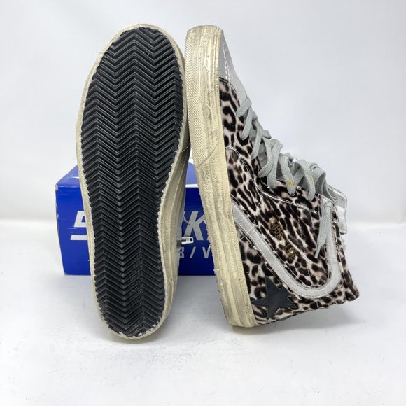 Golden Goose High Top SLIDE Leopard Pony Size 43 US 10 - Picture 5 of 12